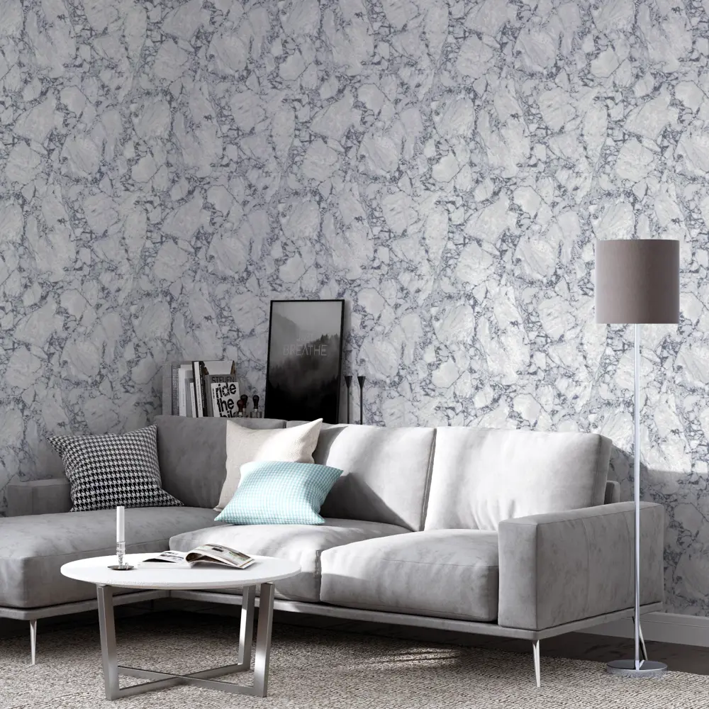 Обои флизелиновые Палитра Berg серые 0.53 м PL51036-14 85947927 STLM-2205683 - Вид №3