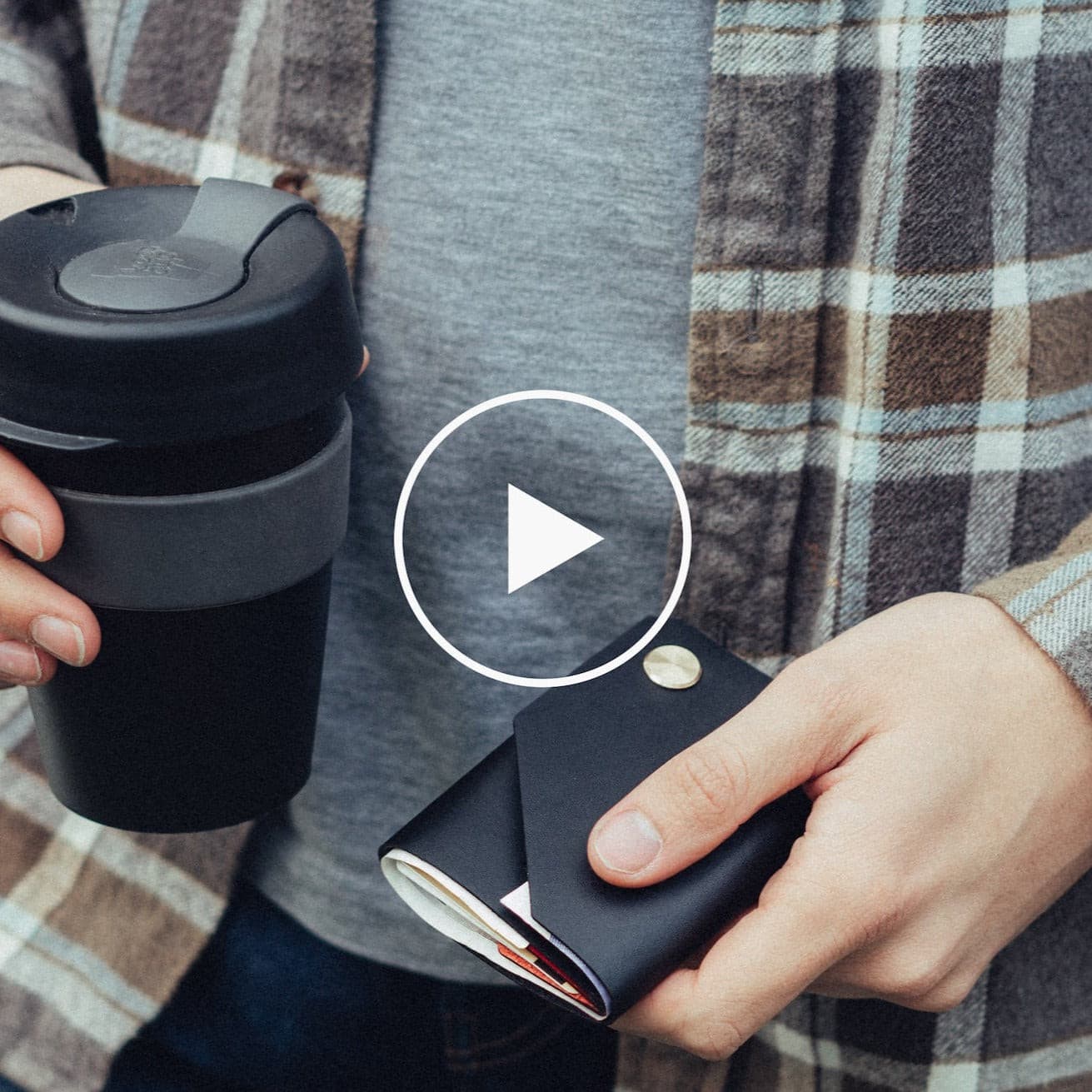 W103COGN Денежный кошелек - Коньяк Wingback  - Вид №4