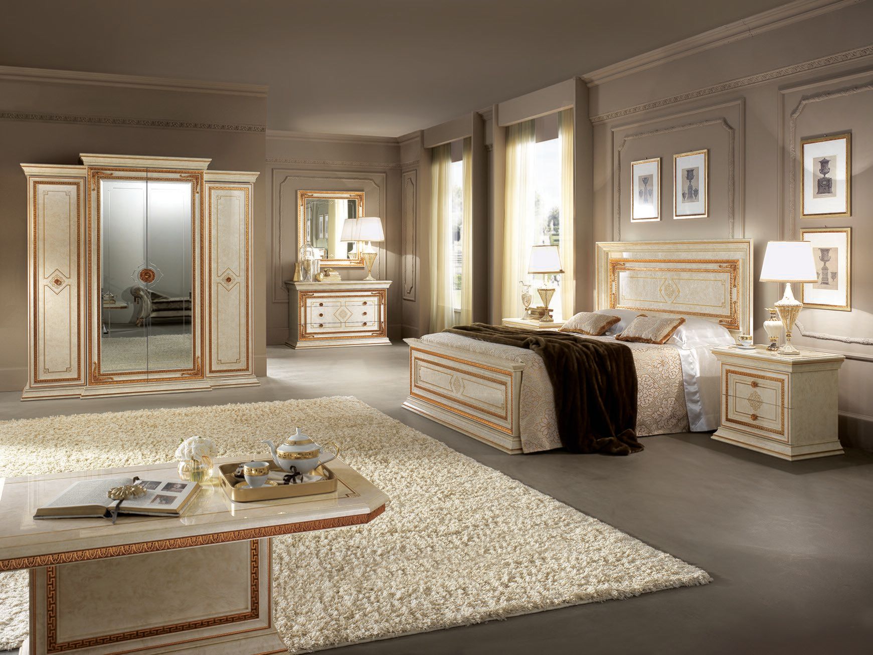 Деревянный шкаф с зеркалом Arredoclassic Леонардо ARCH-00146422 - Вид №1