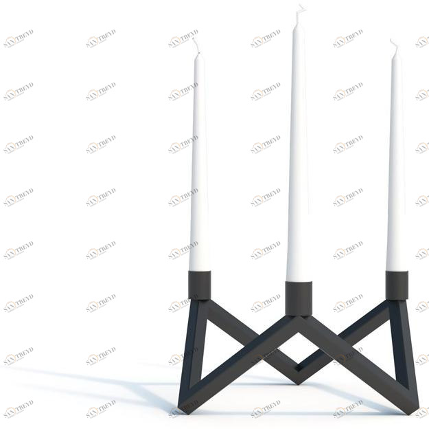 Arpe studio Подсвечник из стали с порошковым покрытием  Zz 