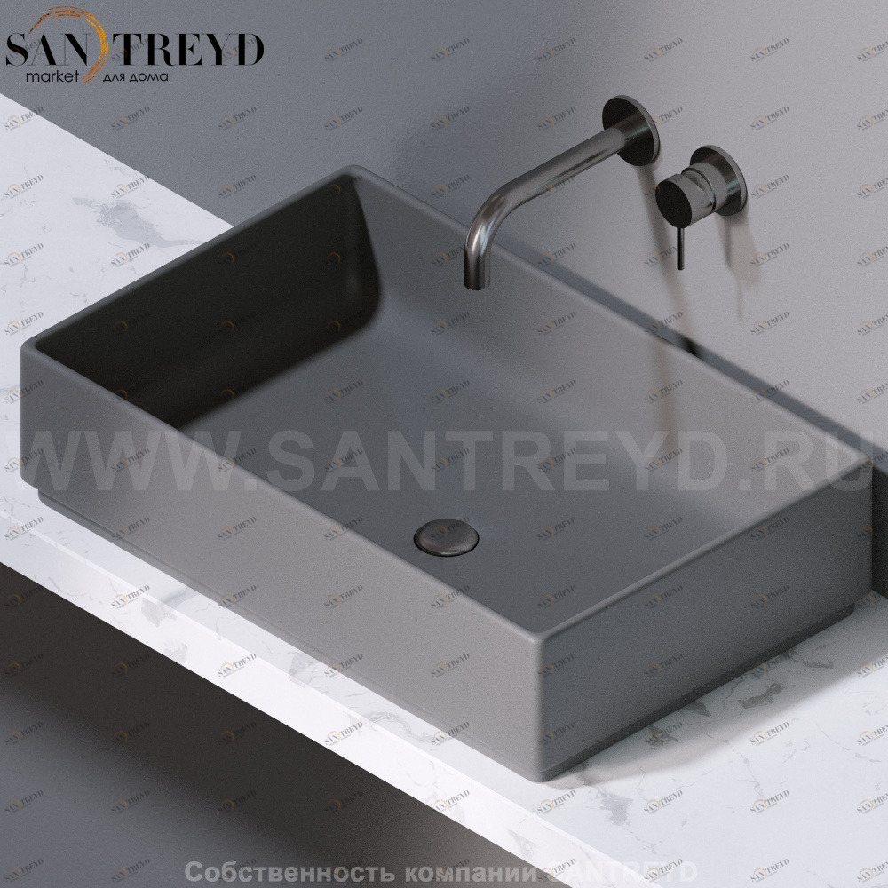 L620116 Накладная раковина на столешницу  прямоугольная A. e T. Italia Fly AeT ITALIA