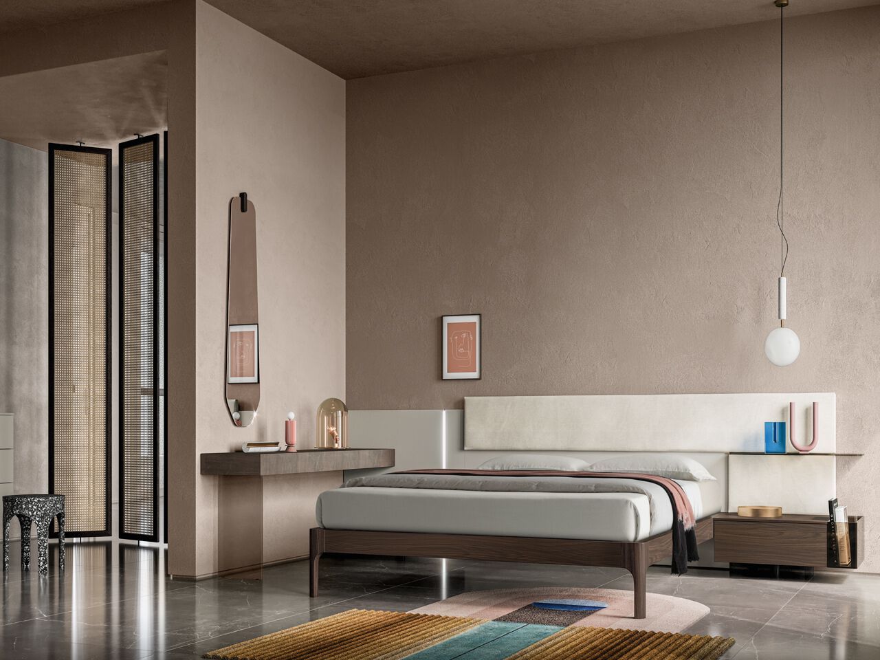 Деревянная секционная кровать Santalucia Mobili Scacco ARCH-00041614