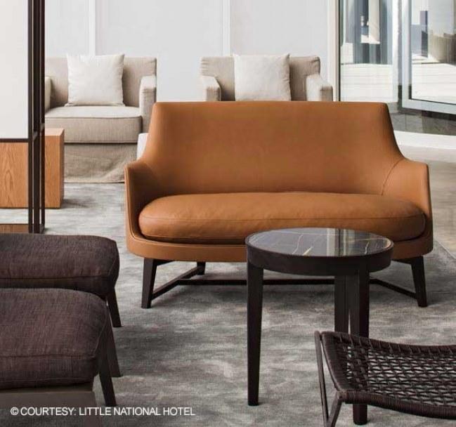 Flexform Кожаный диван Guscio sun-id-1507676 - Вид №1