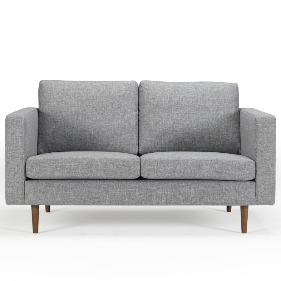 Диван двухместный Otto, дуб/орех, серый Kragelund 37402248249 - Вид №1