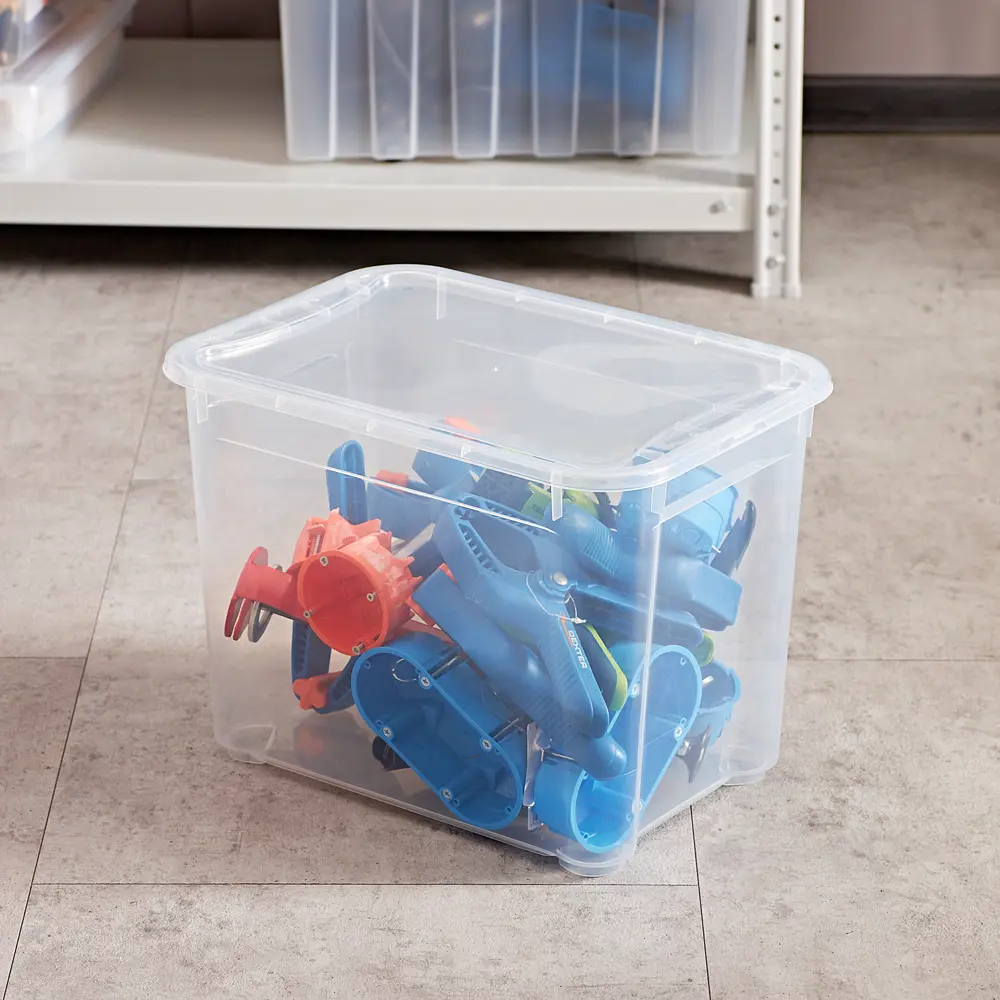 Santreyd Кристалл — прозрачный пластиковый контейнер с крышкой 22 л 18421410 STLM-0010742 - Вид №5