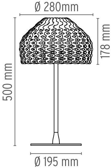 Flos Светодиодная настольная лампа из поликарбоната Home collection - tavolo F7760009 - Вид №9