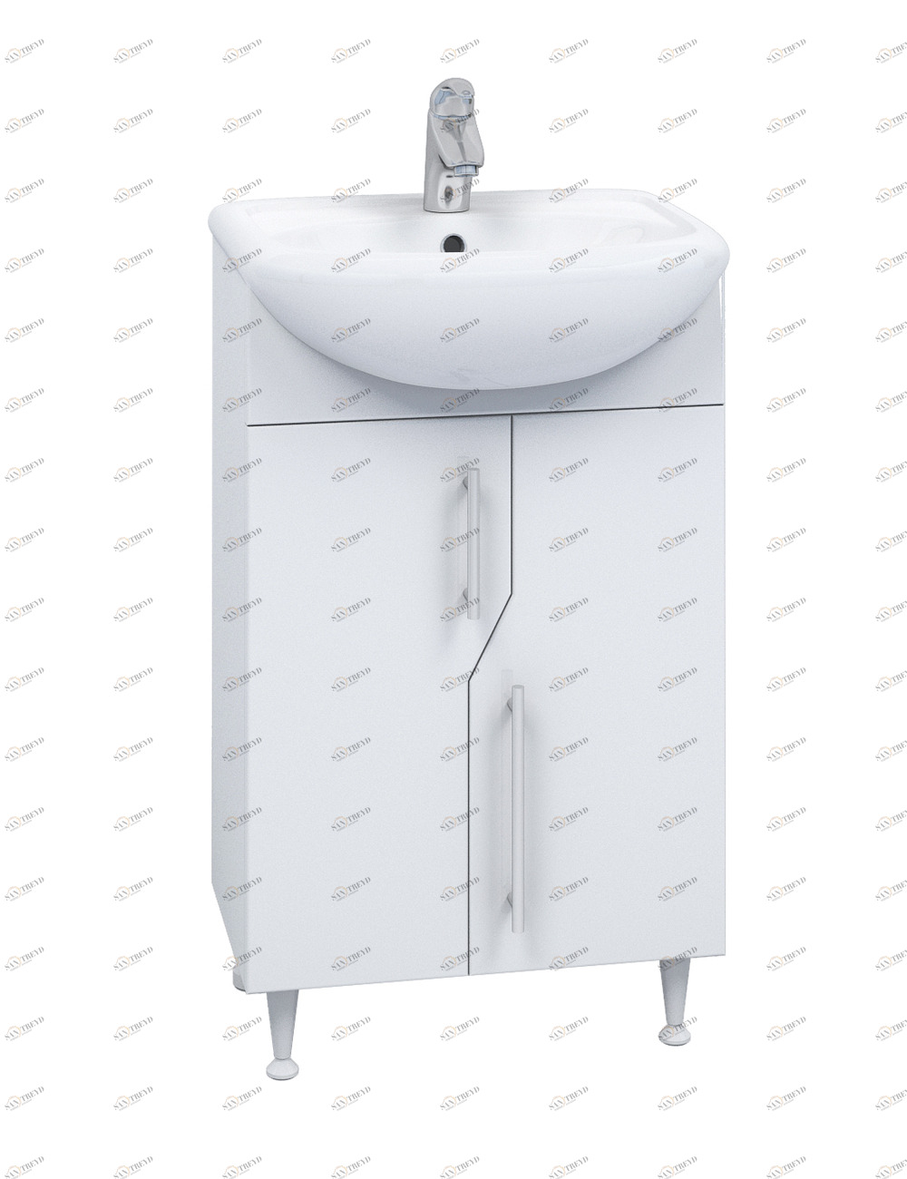 Тумба с раковиной Grand 450 (Уют)белый Santreyd sun-id-665172