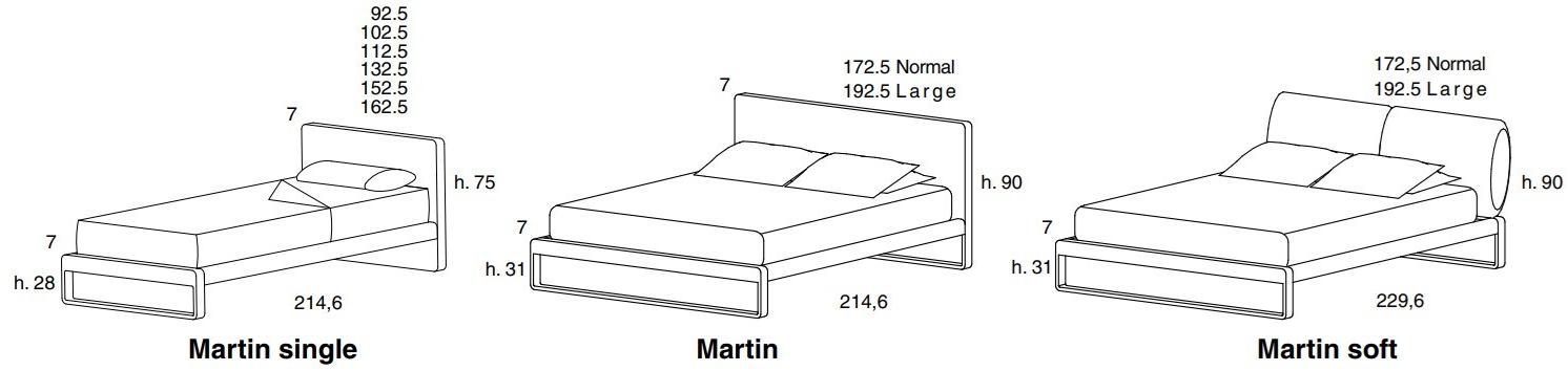 OLIVIERI Двуспальная кровать из дерева Martin sun-id-1498347 - Вид №4