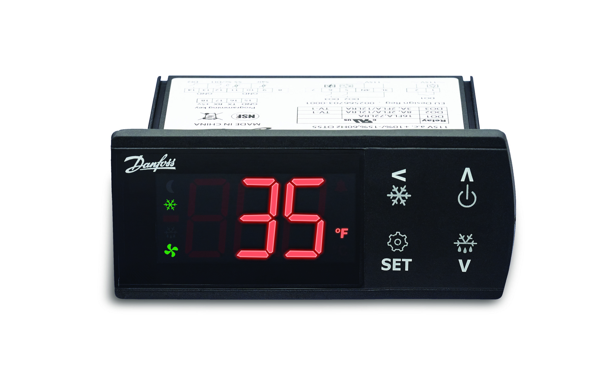 Danfoss ERC 21x ERC 214,Controller, RED LED, 230V 080G3295  - Вид №42