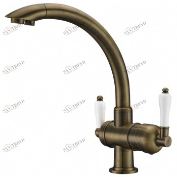 Zorg ZR 327 YF Antique Смеситель для кухни Zorg 315х215 мм 