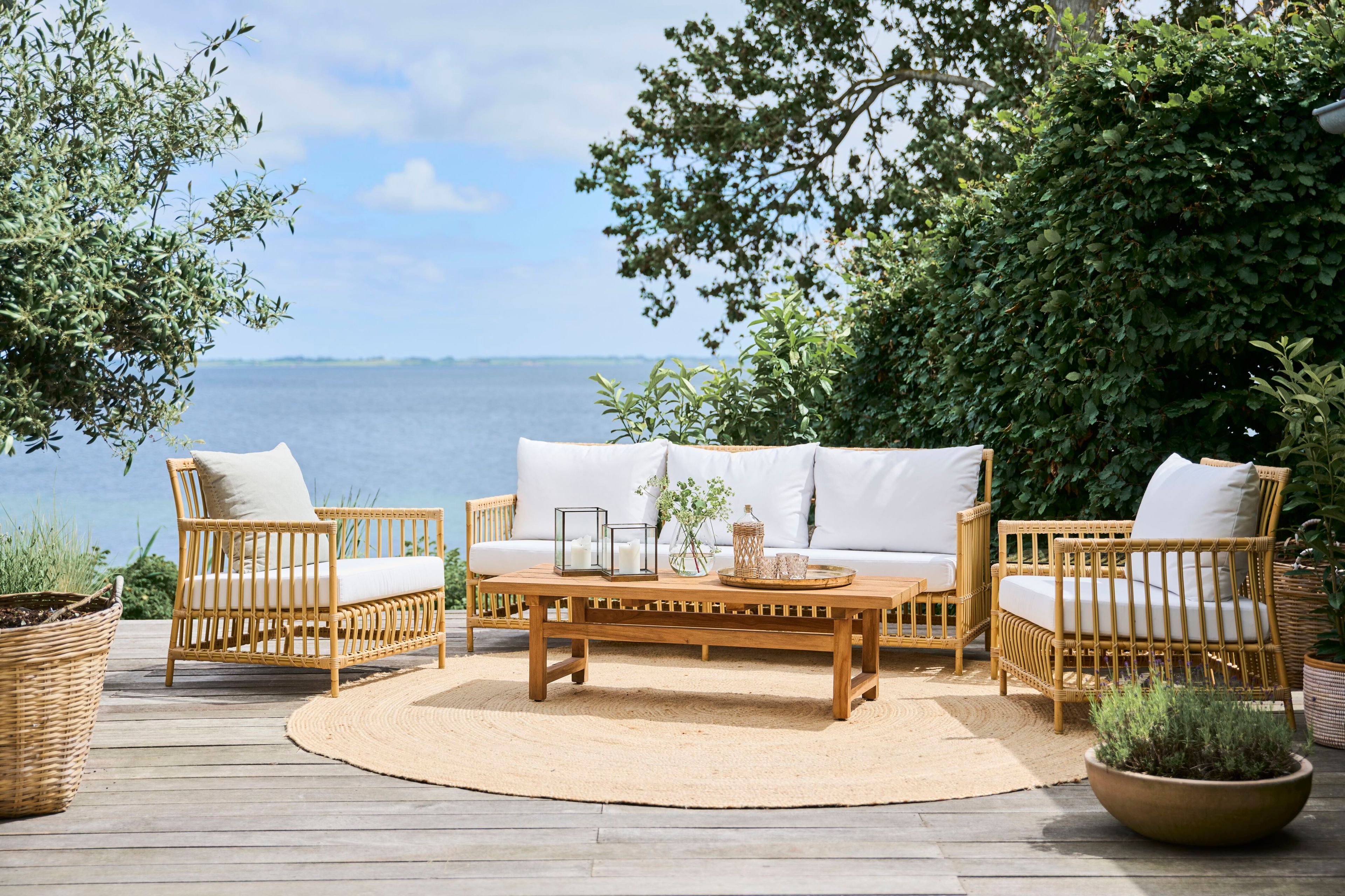 3-местный садовый диван из Алу-ротанга и ArtFibre Sika Design Exterior ARCH-00012426 - Вид №1