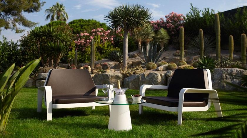 SLIDE Садовое кресло из полиэтилена с подлокотниками sun-id-1396587 - Вид №3