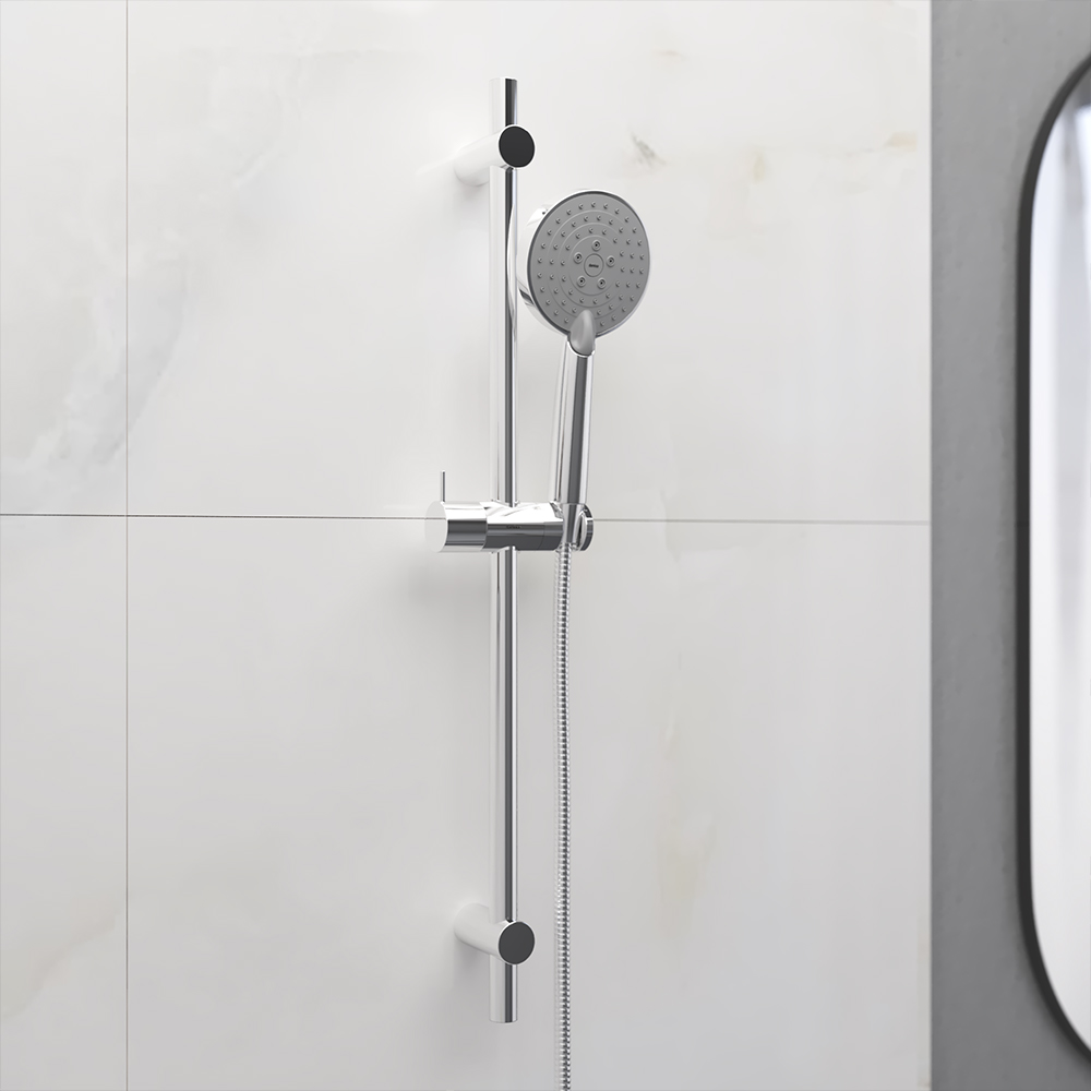 918100000 душевой комплект: ручной душ d - 100 мм 3 функции Damixa Origin One  - Вид №4