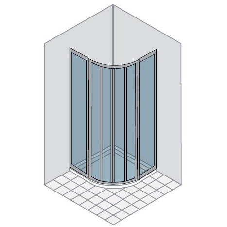 MUR Quadra collection Душевая кабина DUKA 45248 - Вид №1