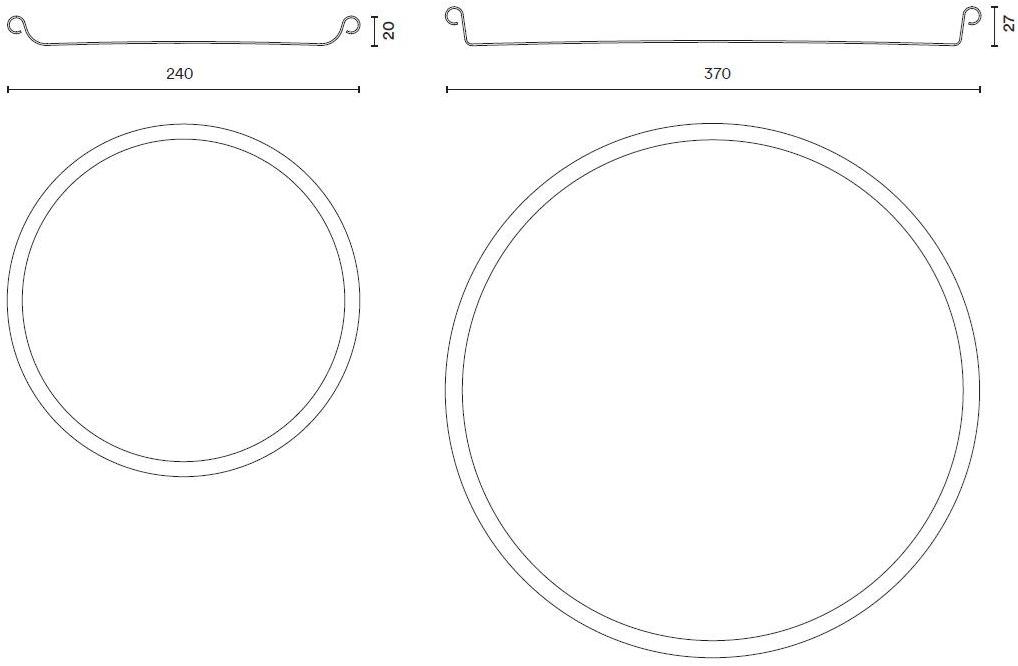 Hem Круглый поднос Roulé sun-id-1387215 - Вид №5