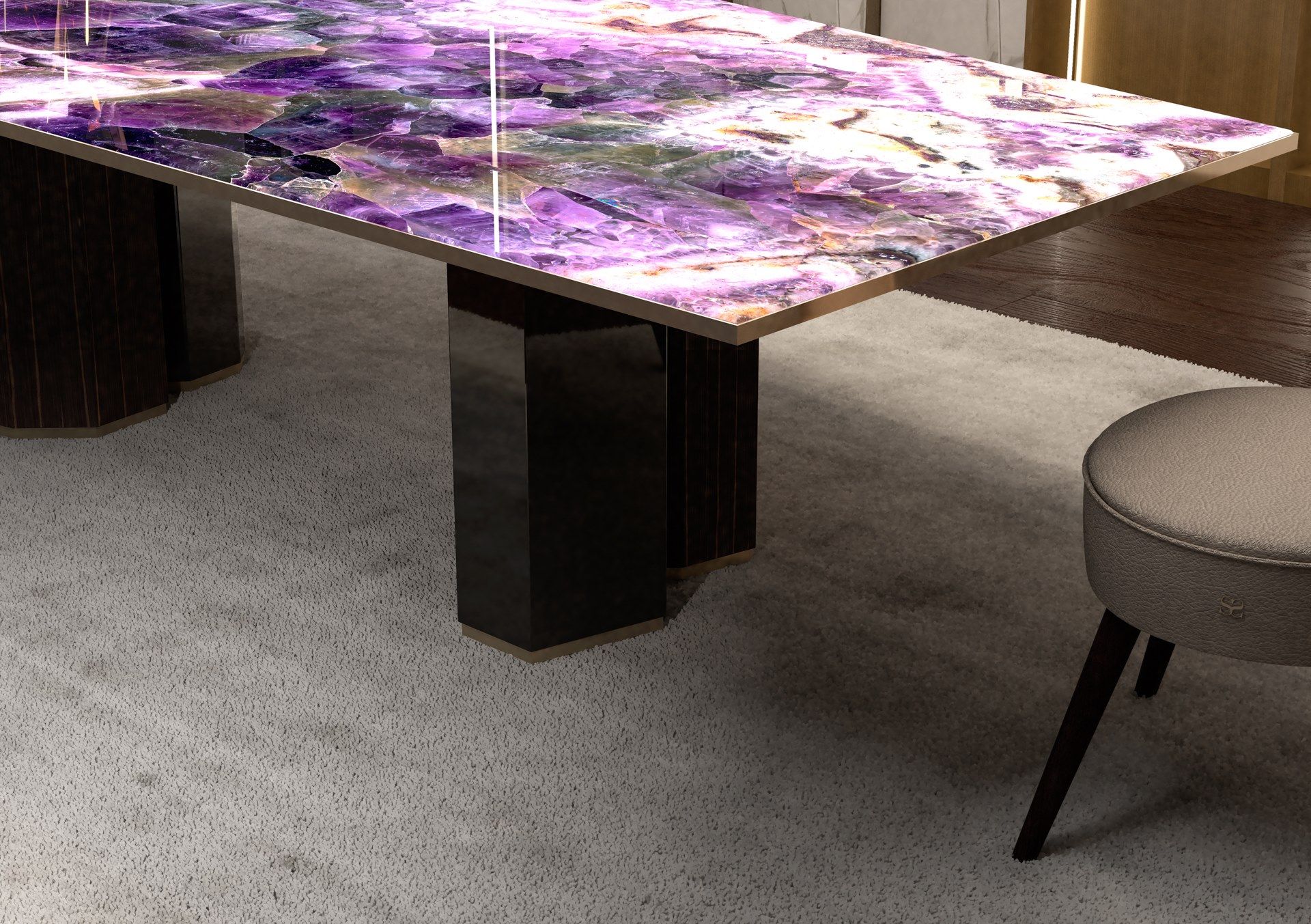 Стеклянный обеденный стол Sicis PHILIPPE ARCH-00125274 - Вид №27