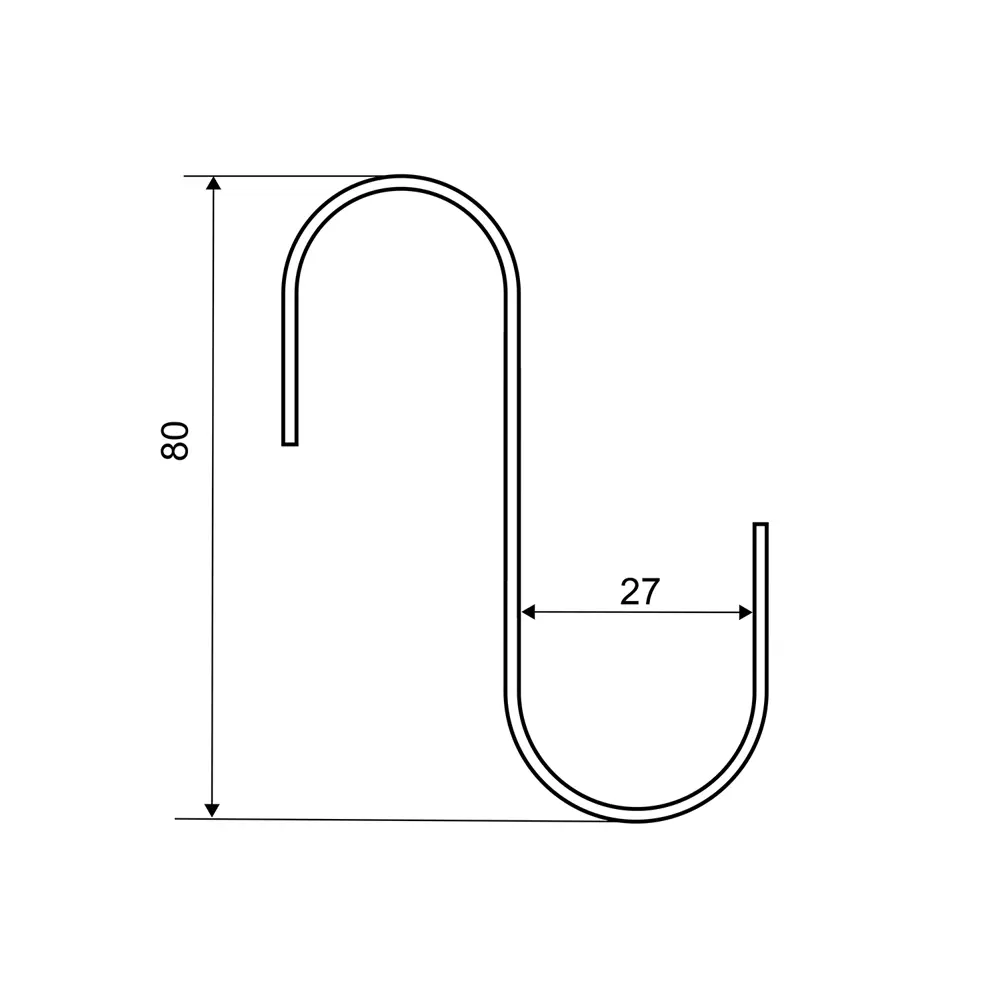 Съёмный крючок Palladium для системы Джокер, сталь хром 88458254 STLM-1436852 - Вид №1