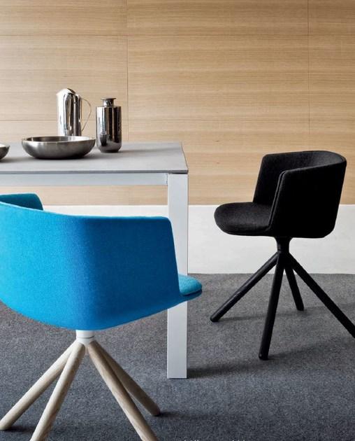 Lapalma Вращающееся кресло с тканевой обивкой Cut S147-148 - Вид №4