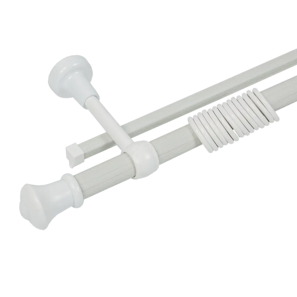 Карниз двухрядный Успех 160 см цвет лайт РУССКИЕ КАРНИЗЫ STLM-2101533