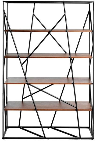 Angel Cerdá Открытый двусторонний книжный шкаф из стали и дерева Nature life 3103 Angel Cerda - Вид №1