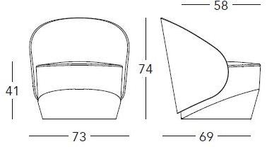 Real Piel Кресло с мягким сиденьем и спинкой из дуба sun-id-1466576 - Вид №5