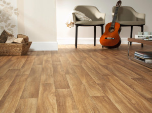 Нескользящий виниловый пол с эффектом дерева
