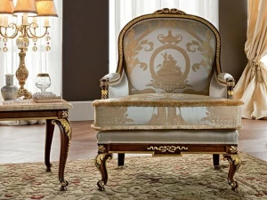 Modenese Gastone Кресло с обивкой из ткани с подлокотниками Casanova