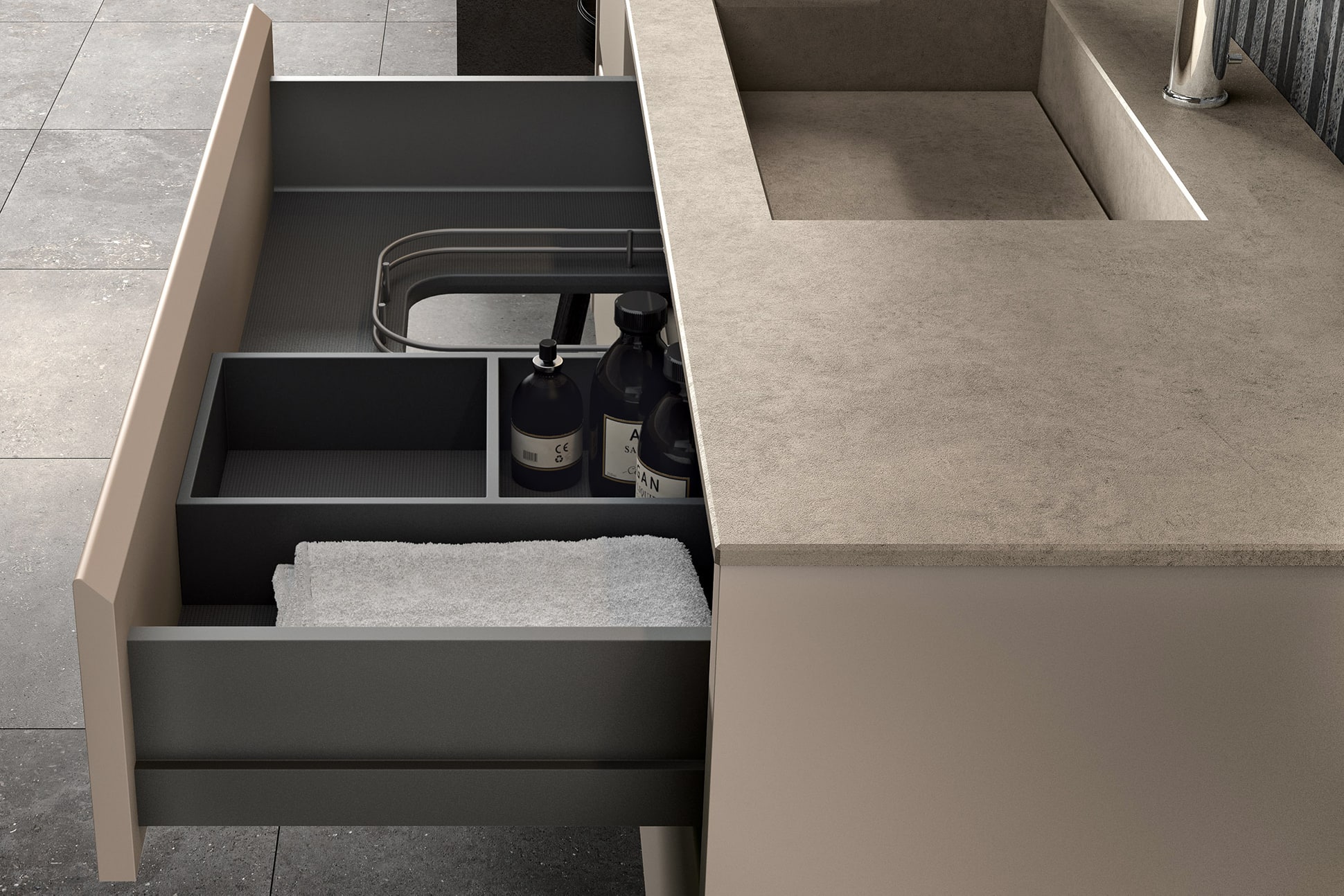 Tender lak – 04 Mastella  Tender LAK  Комплект мебели для ванной  - Вид №3