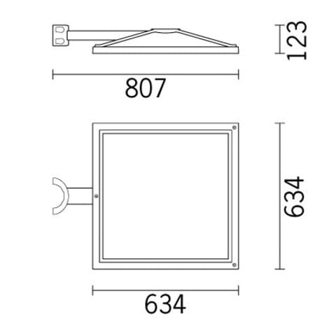 Алюминиевая головка полюса Сид заливки формы iGuzzini ARCH-00141988 - Вид №6