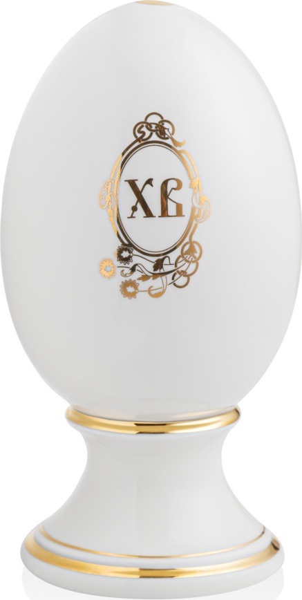 10638166 Мануфактуры Гарднеръ в Вербилках Яйцо пасхальное ХВ Фарфор, Керамика 
