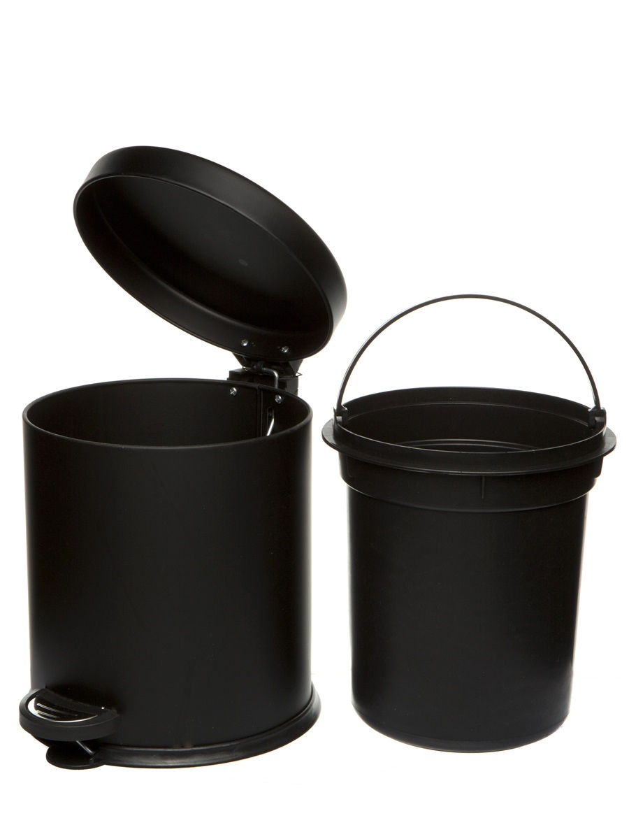 Вёдра с педалью и крышкой Tucana 5L Black NAVAKO 11522 - Вид №2