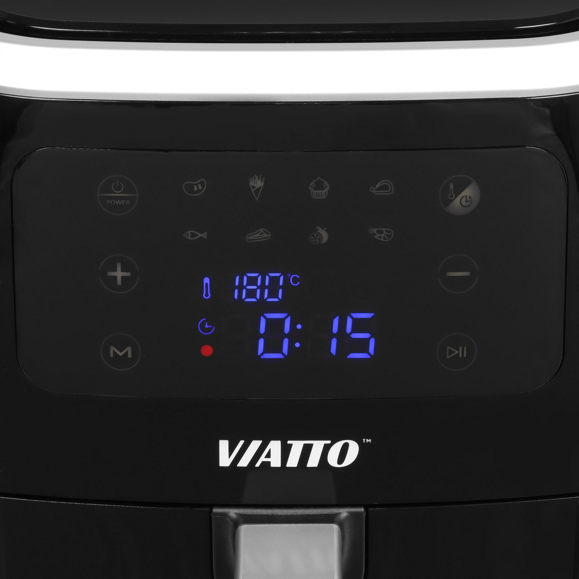 9906339 Аэрогриль Viatto VA-AF677 черный STDN-0071183 - Вид №4