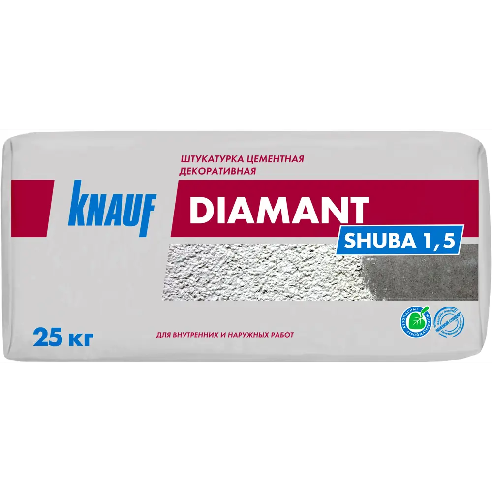 Декоративная штукатурка KNAUF Diamant 'Шуба' для фасадов и интерьеров 82245339 STLM-0022948