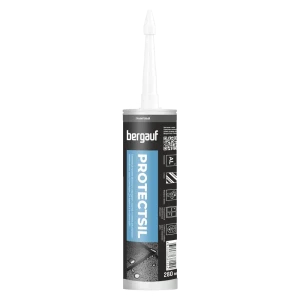 Затирка силиконовая Bergauf Protectsil цвет графит 280 мл