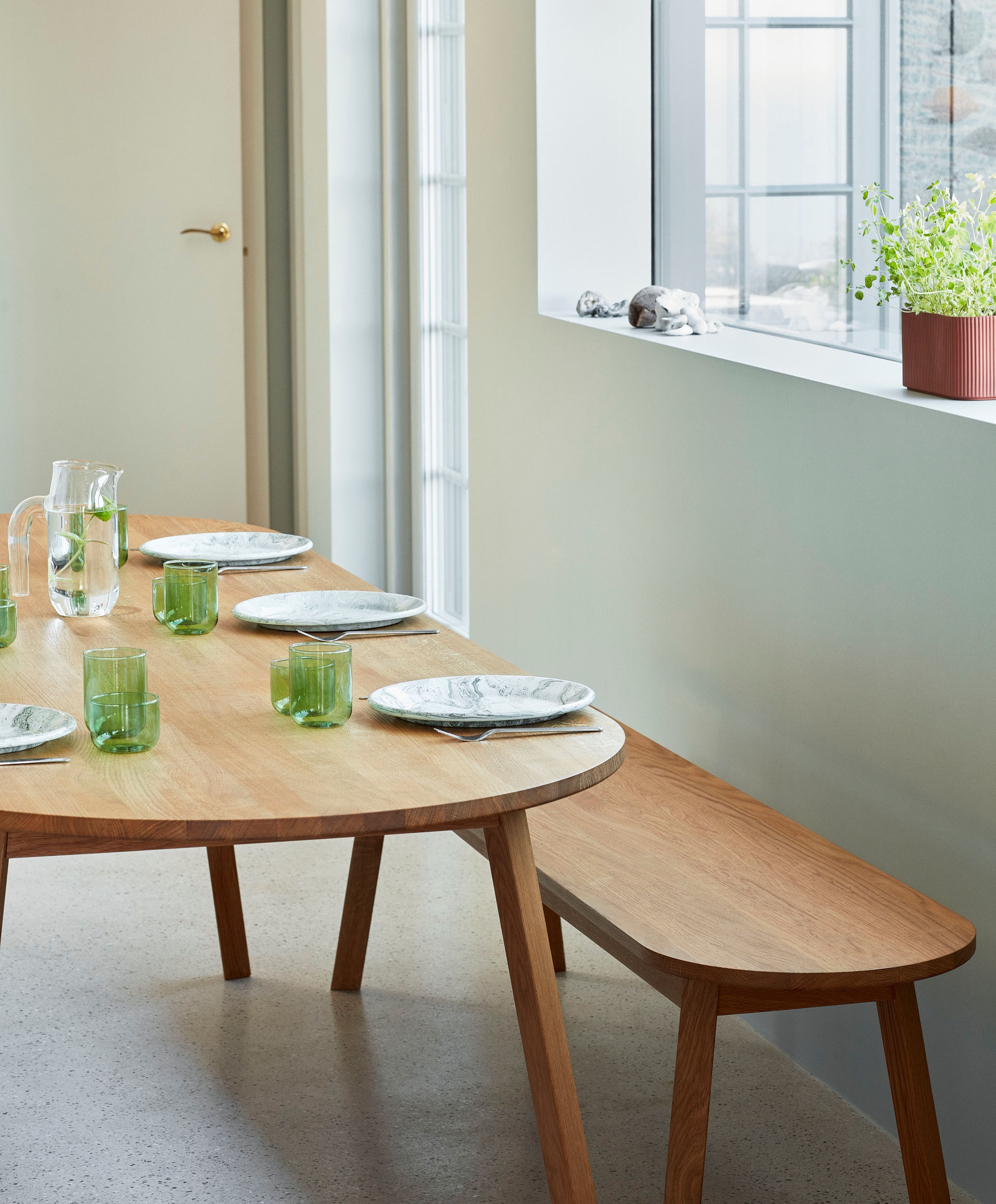 Овальный дубовый стол Hay Triangle Leg ARCH-00115406 - Вид №12