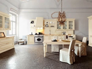 Cesar Кухня из лакированной мдф с ручками Elite