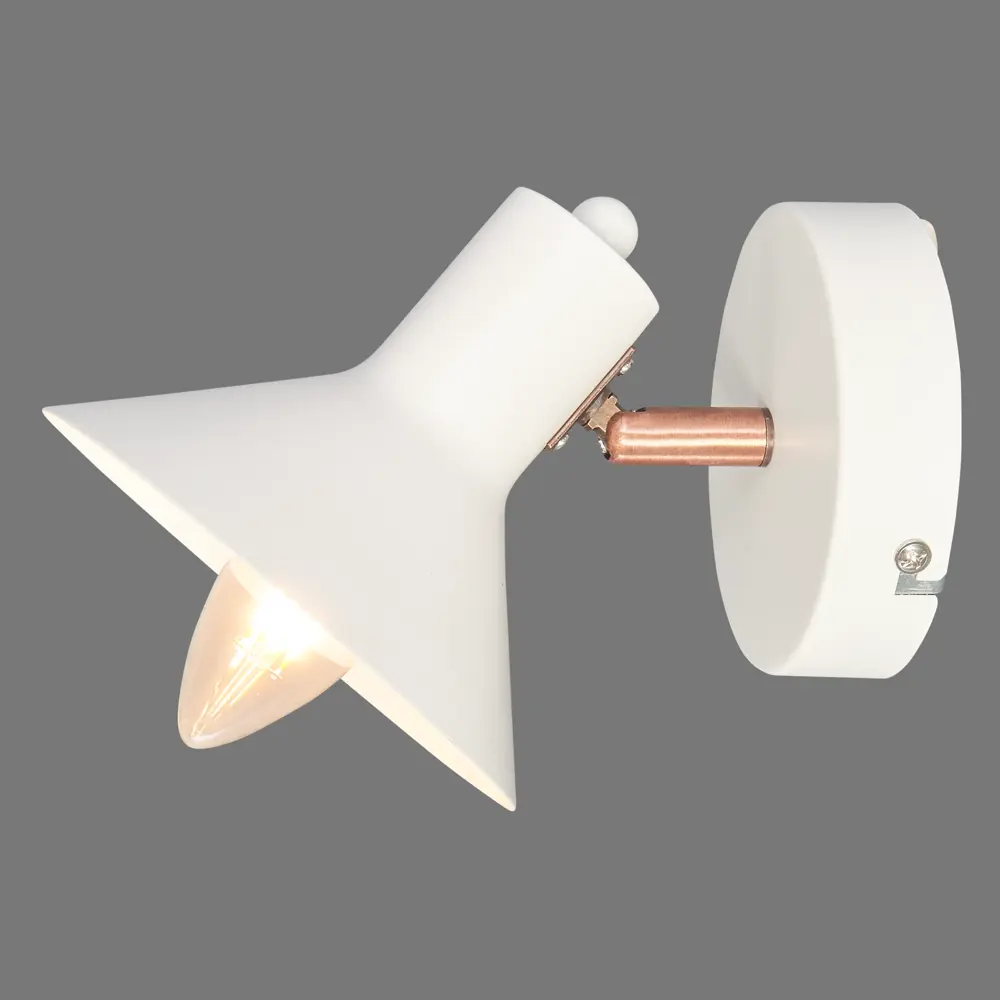 Спот поворотный Crater L1166-1, 1 лампа, 3 м², цвет белый LAMPLANDIA STLM-2015630 - Вид №2