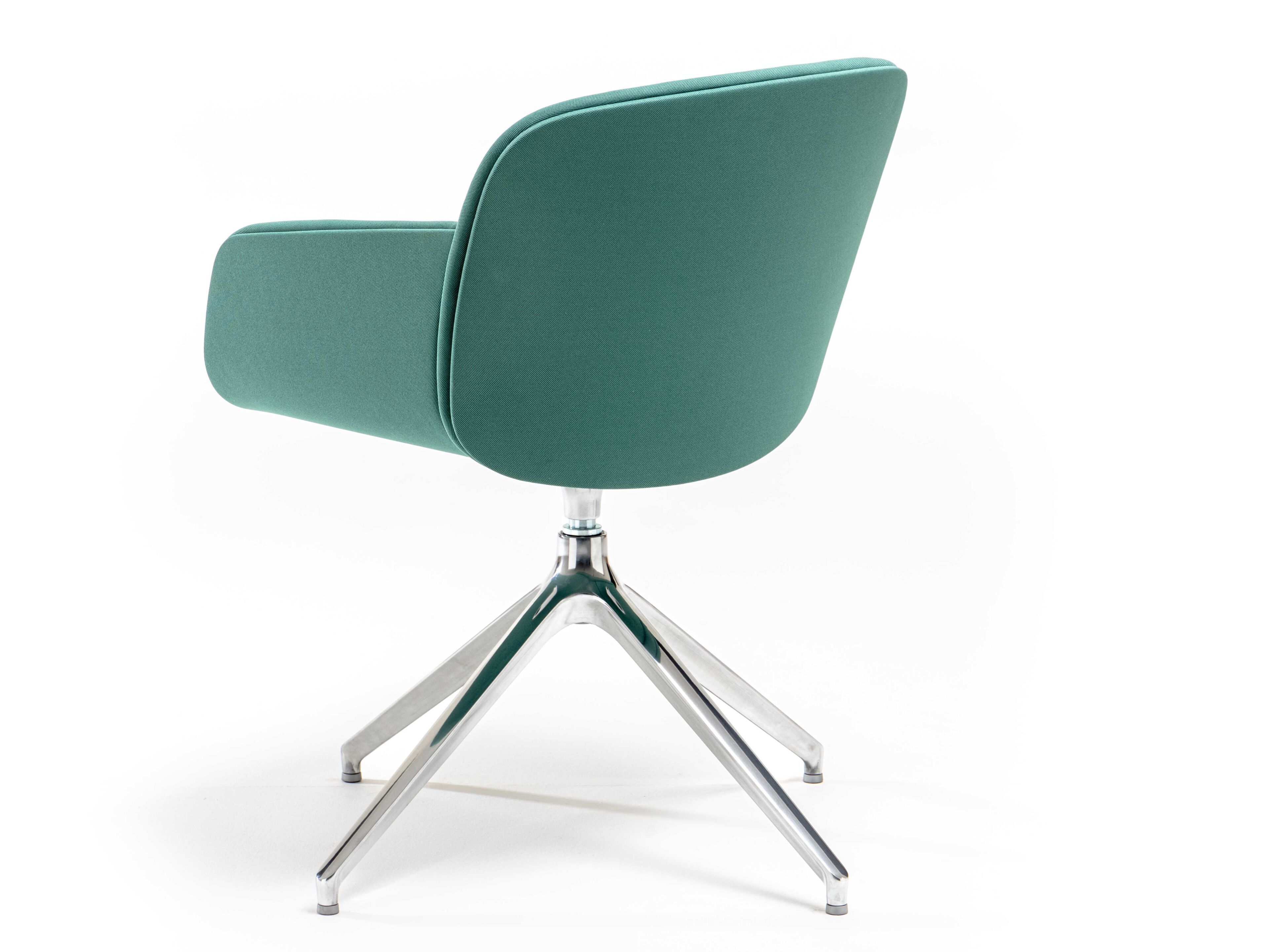 Тканевый поворотный мягкий стул с подлокотниками VAGHI Free Soft ARCH-00126379 - Вид №3