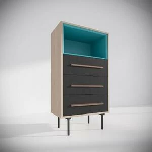 Модуль J, бирюзовый/оливковый