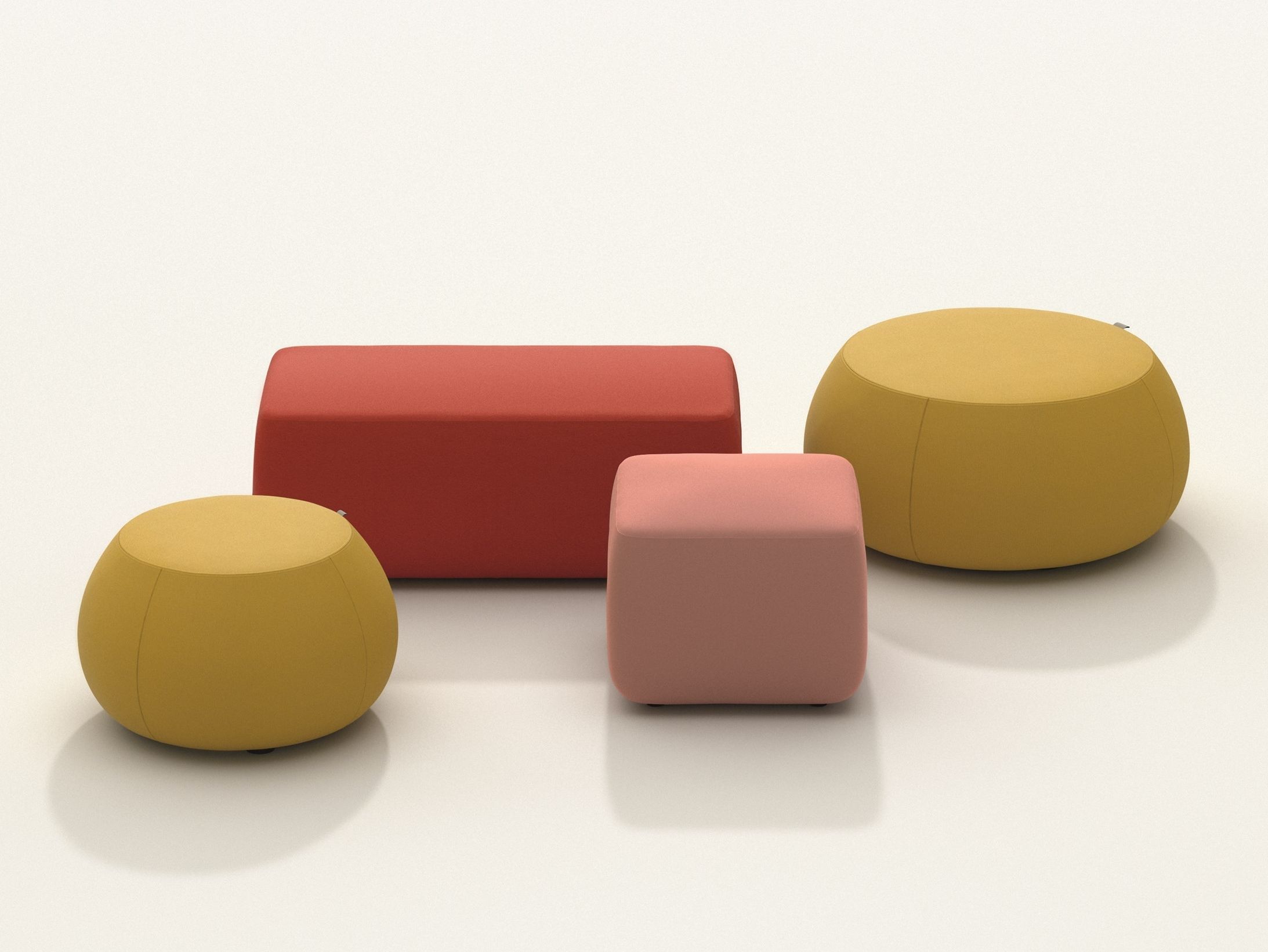 Прямоугольный пуф из ткани Arper Pix ARCH-00095705 - Вид №1