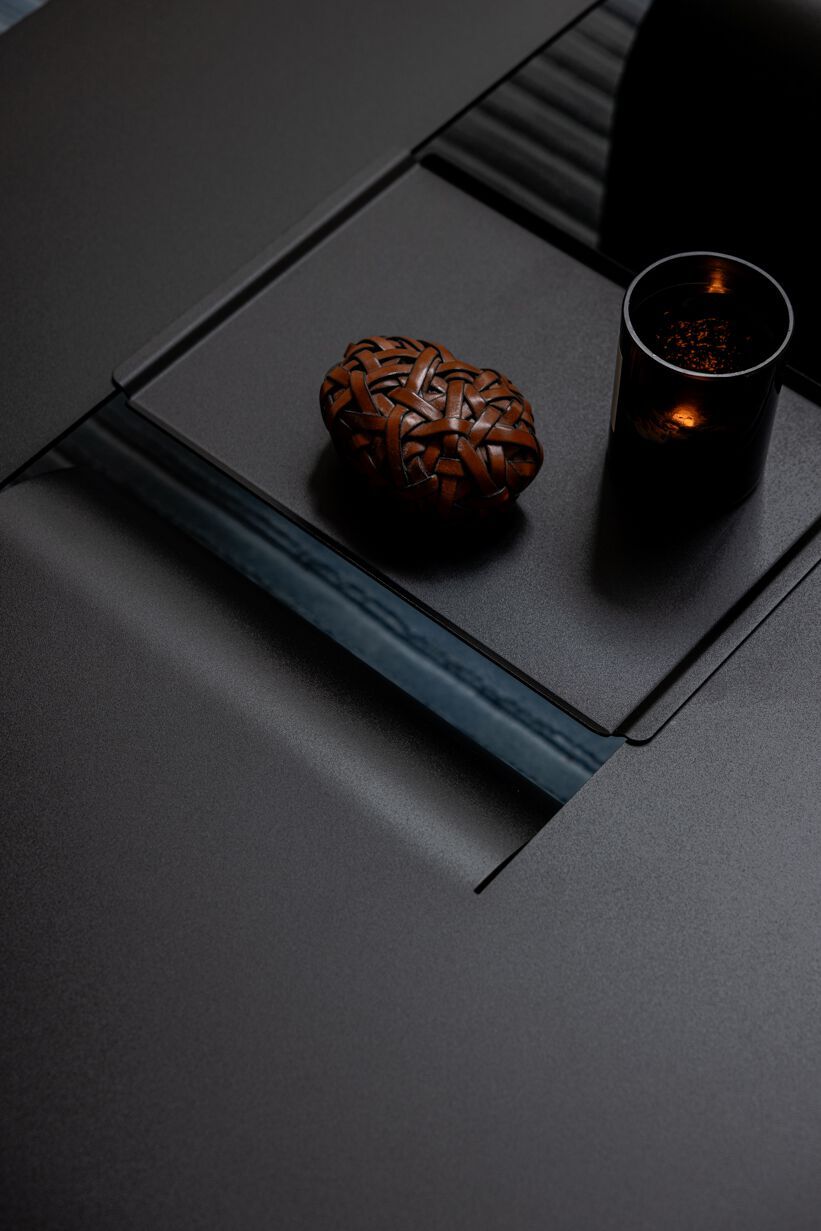 Низкий журнальный столик из листового металла Metallbude CUT ARCH-00111188 - Вид №69