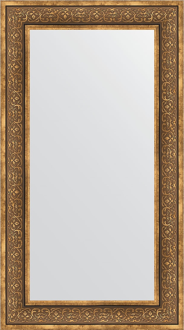 BY 3095 Зеркало в багетной раме - вензель бронзовый 101 mm EVOFORM Definite