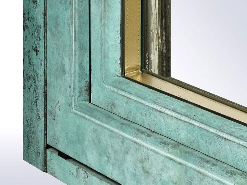 Деревянные створчатые окна-бронза Caiframe AENEUS ARCH-00113344 - Вид №1