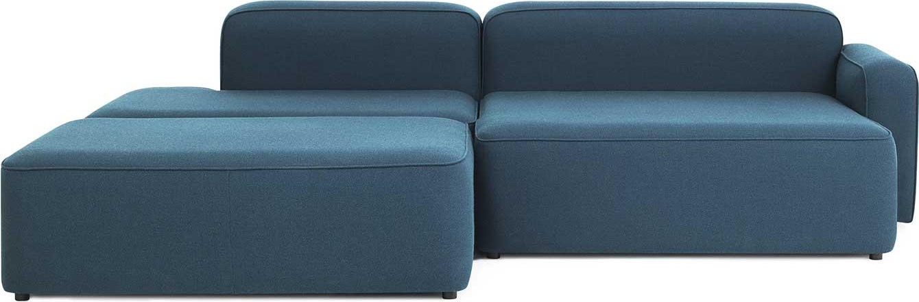 1002006 Веревочный диван Шезлонг правый с пуфом Normann Copenhagen  - Вид №2