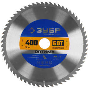 Диск пильный ЗУБР Оптима 36903-400-50-60_z01 9170509