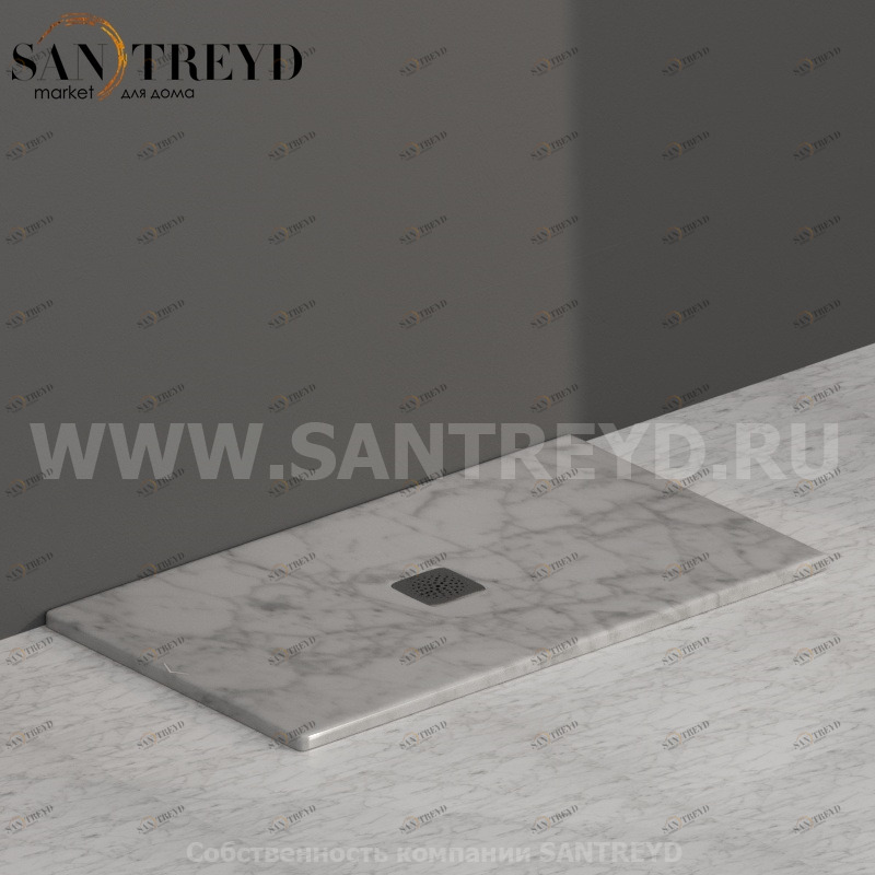 DT121MC Душевой поддон 120x70 керамический Globo Ceramica Globo DOCCIATRE