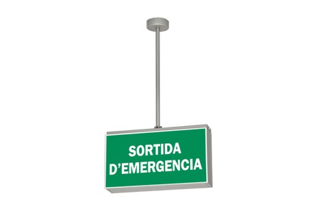 DST-963 Lisu suspended Daisalux Светильники аварийные Серебристо-Серый 