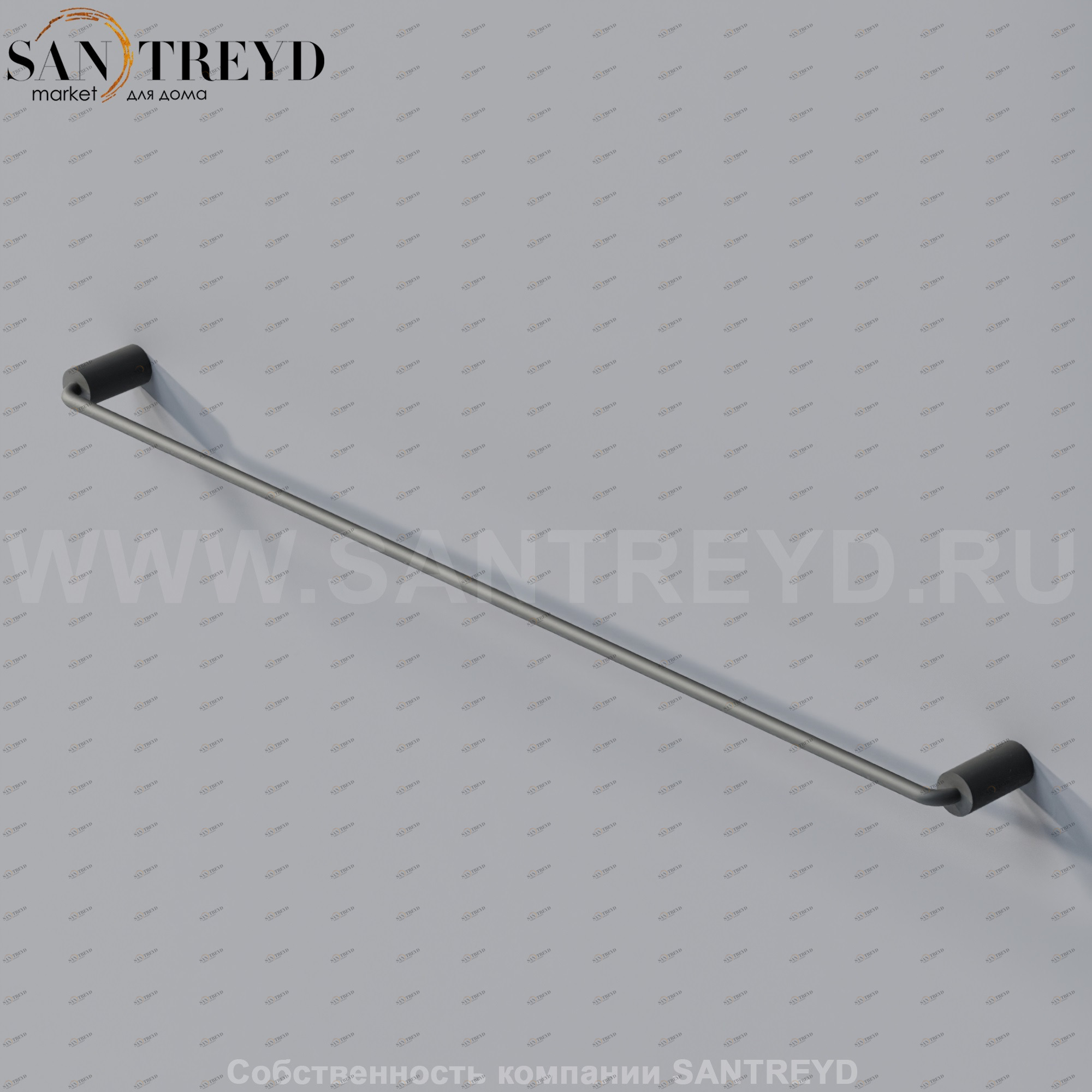 Agape BUCATINI Полотенцедержатель 40 см черный ABUC0166EB