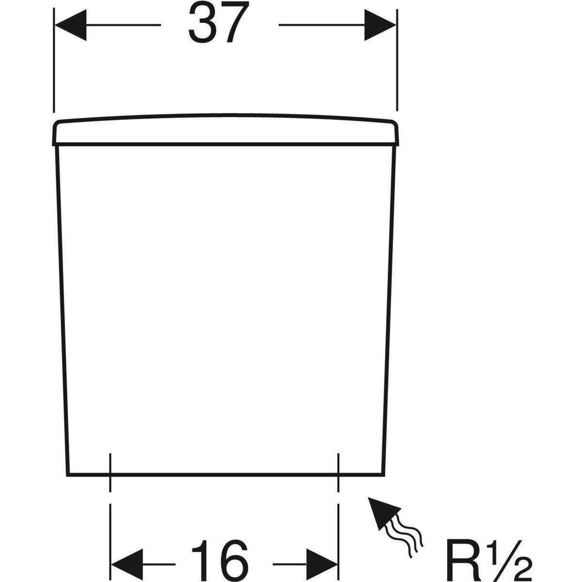 Внешняя вытяжная коробка в витрине Geberit площадь Сельнова ARCH-00151622 - Вид №2
