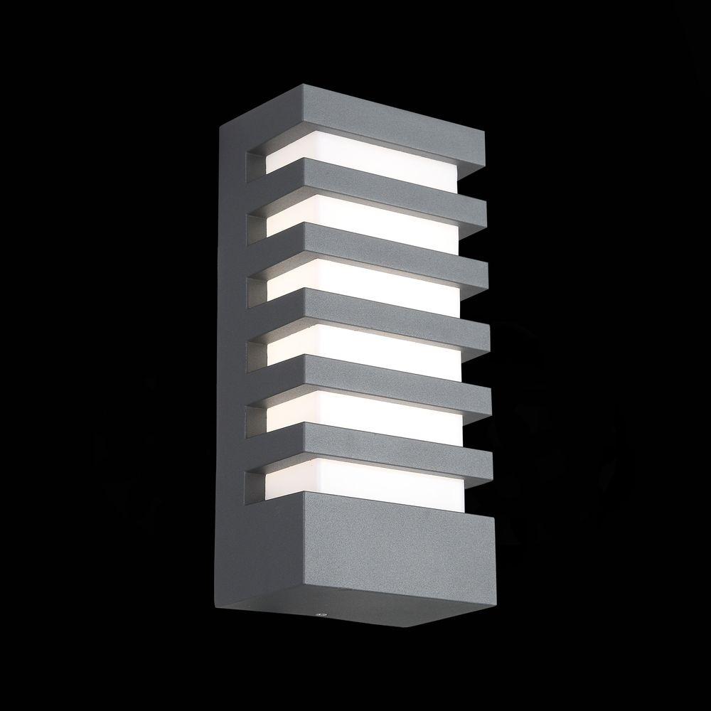 Уличный настенный светодиодный светильник ST Luce Vettore SL091.711.01 ST LUCE VETTORE 272520 Серый  - Вид №2